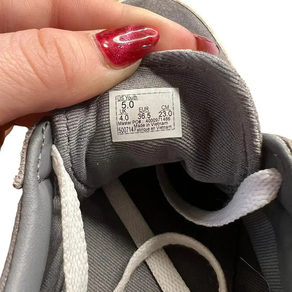 Vans White Filmore Decon Checkerboard Flames Suede Sneaker - Youth 5 / Women 6.5 - Picture 10 of 10